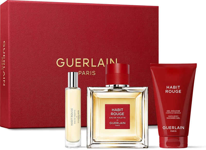 GUERLAIN Habit Rouge gaveæske i begrænset udgave til mænd 