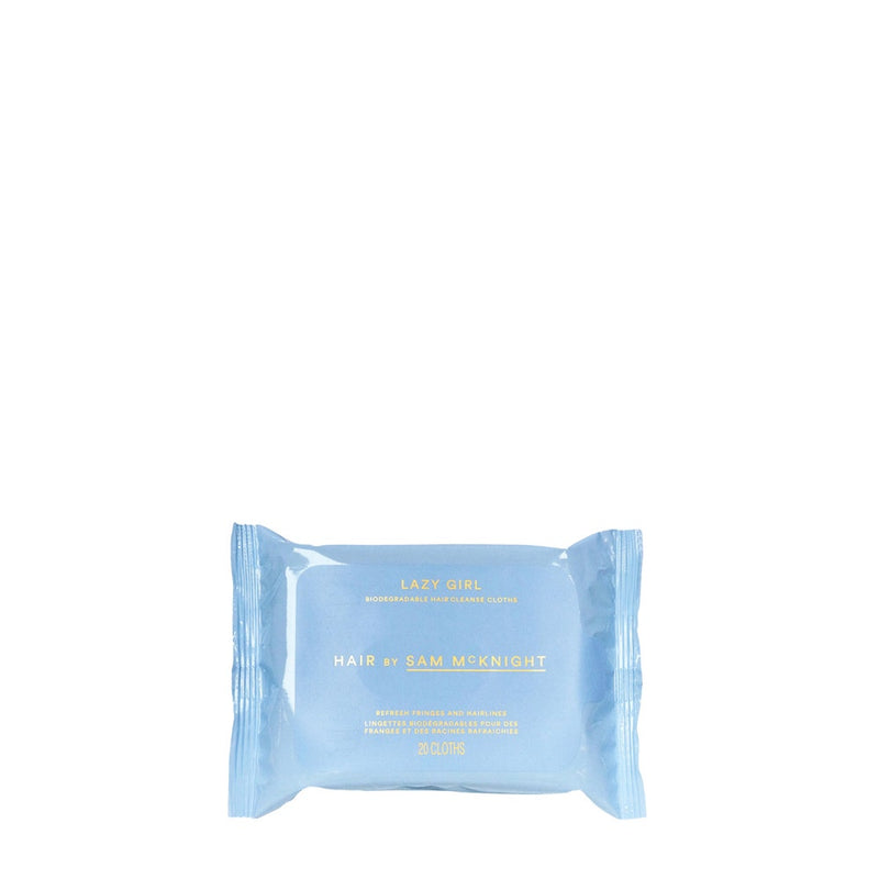 Lazy Girl cleansing hair wipes by Sam McKnight 