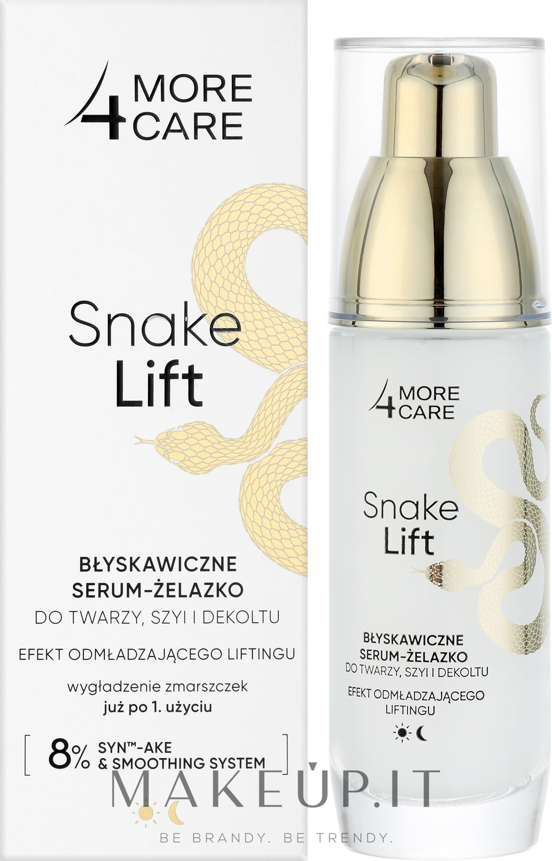 Siero per viso, collo e décolleté More4Care Snake Lift Instant Serum 35 ml