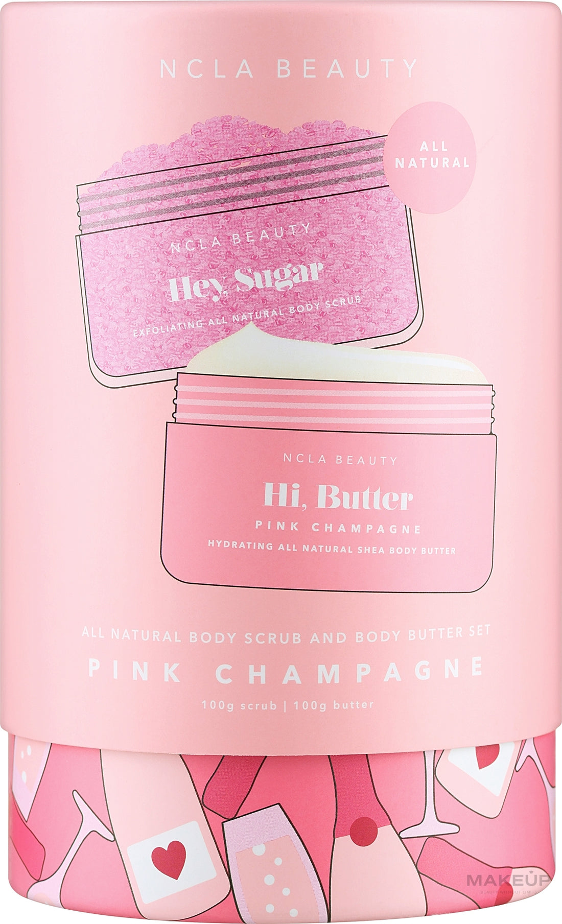 Set NCLA Beauty (b/scr/100ml + b/but/100g)