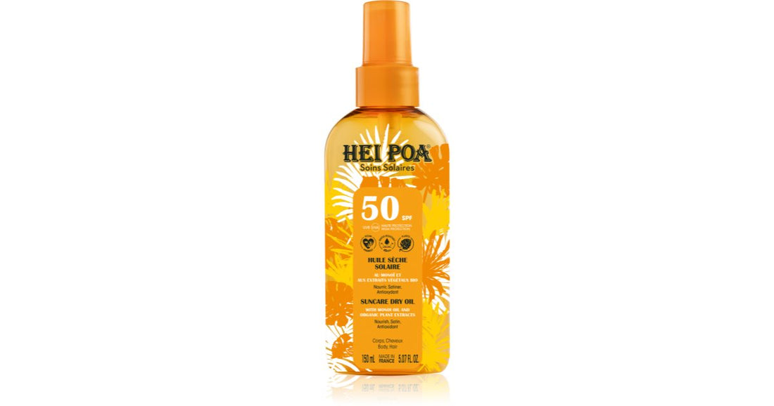 Hei Poa Tahiti Monoi Oil Tahiti Monoi Oil 150 ml olio-abbronzante-secco-spf-50