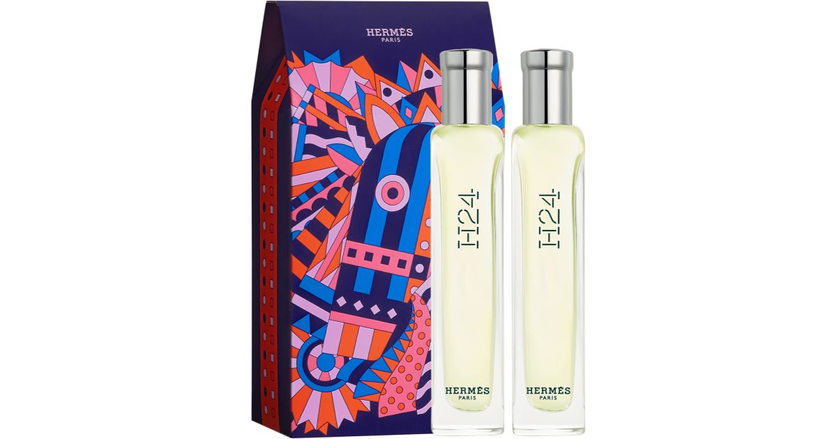 HERMÈS H24 dárková krabička pro muže toaletní voda 2 ks 15 ml