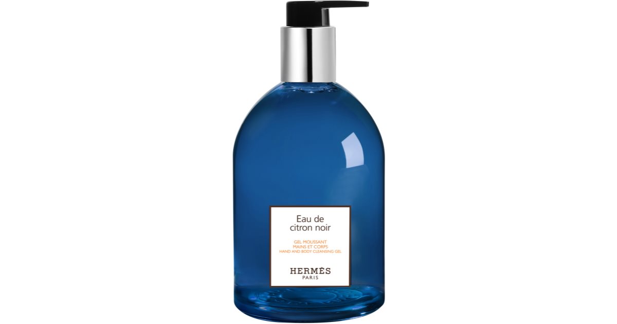 HERMÈS Le Bain Eau de citron noir unisex mycí gel na ruce a tělo 300 ml