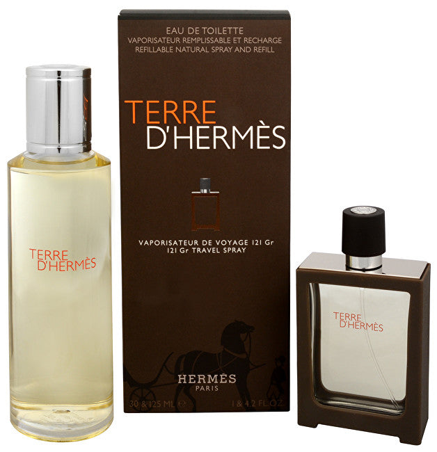 Hermes Terre D´ Hermes - EDT 30 ml (ricaricabile) + EDT 125 ml (ricaricabile)