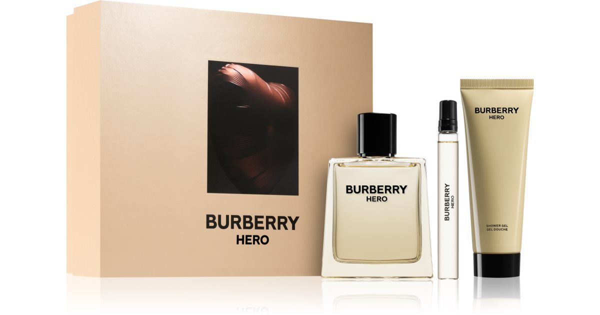 Burberry 여성용 Hero 선물 세트 오 드 뚜왈렛 리필 가능 100ml + 샤워 젤 75ml + 오 드 뚜왈렛 여행용 스프레이 10ml