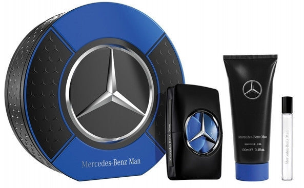 Set (edt/100ml + gel/doccia/100ml + edt/10ml) Mercedes-Benz Man