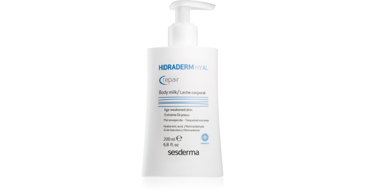 Sesderma Hidraderm Hyal intense moisturizing body milk for extremely dry skin 200 ml 