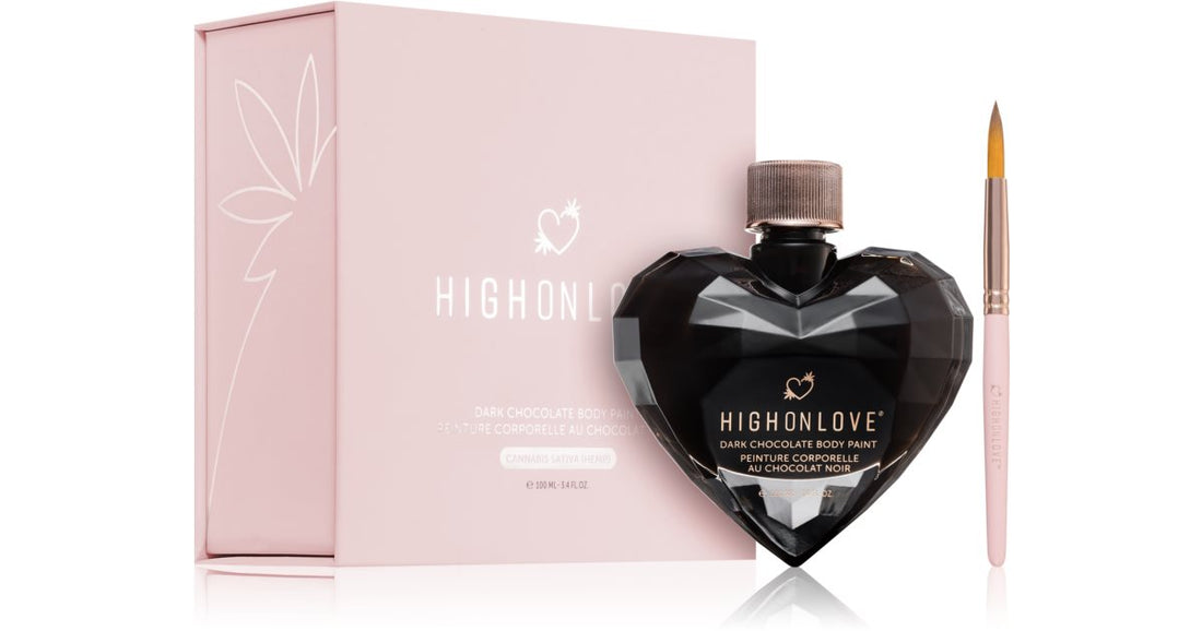 High on Love TĚLOVÁ BARVA TMAVÁ ČOKOLÁDA 100 ml