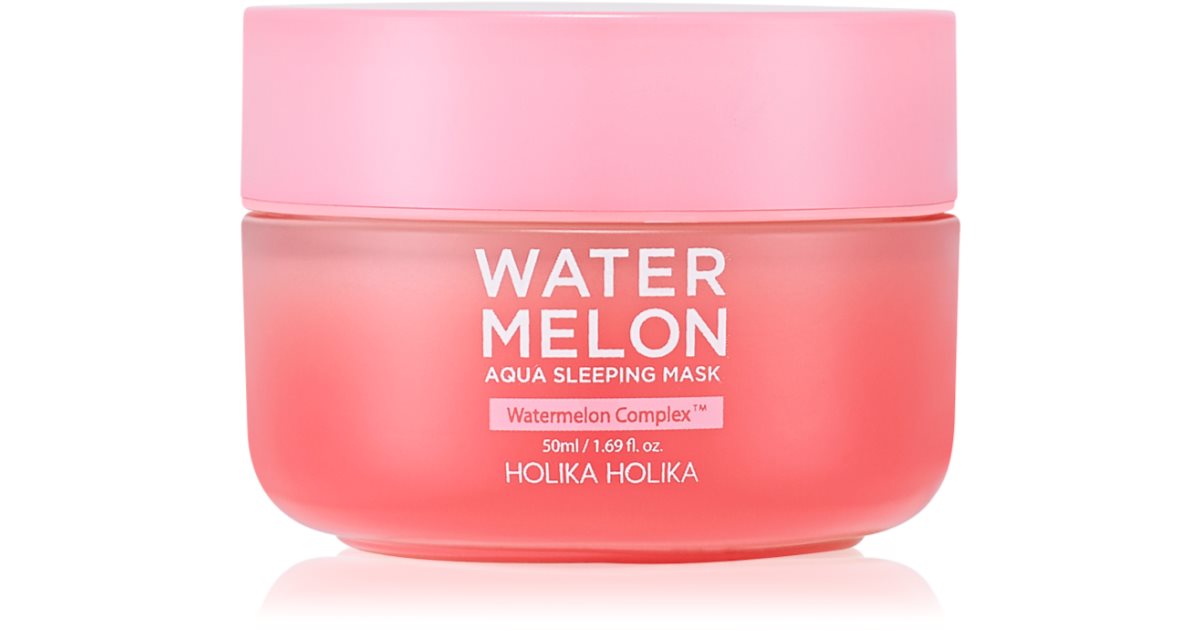 Holika Holika Watermelon maschera notte rigenerante intensa per pelli secche e disidratate 50 ml