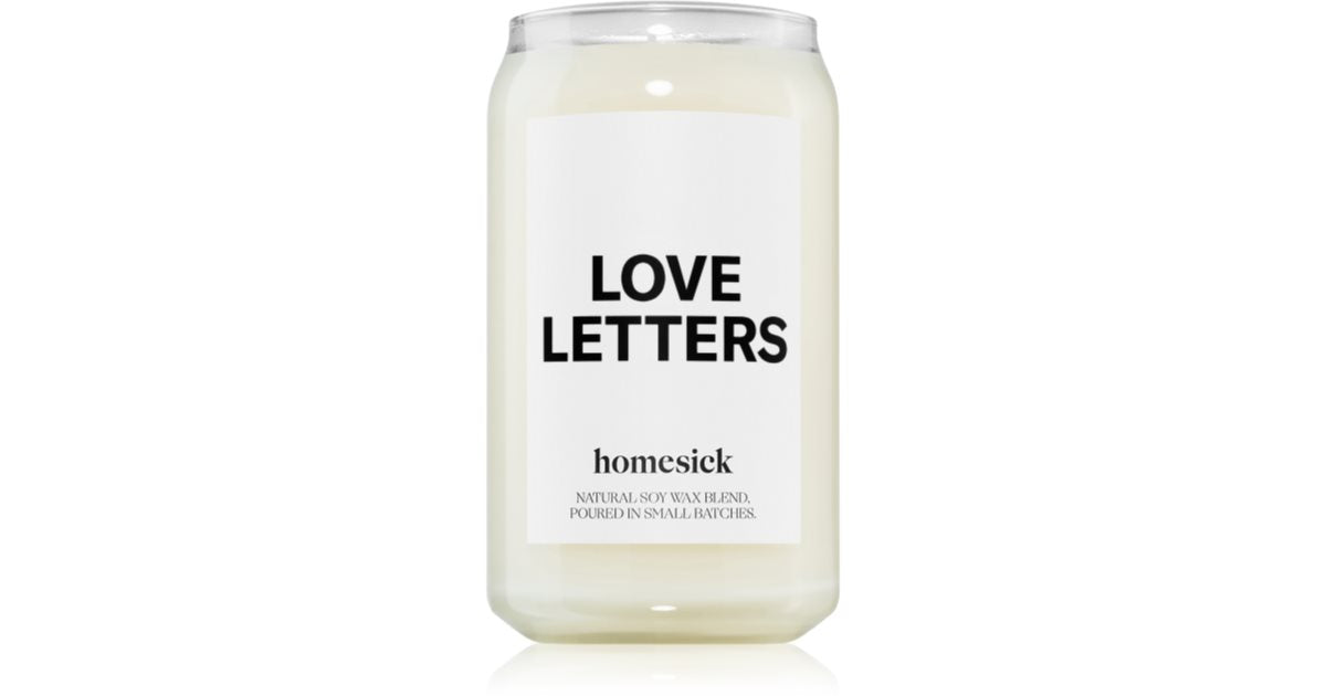 homesick love letters 390 g candela profumata