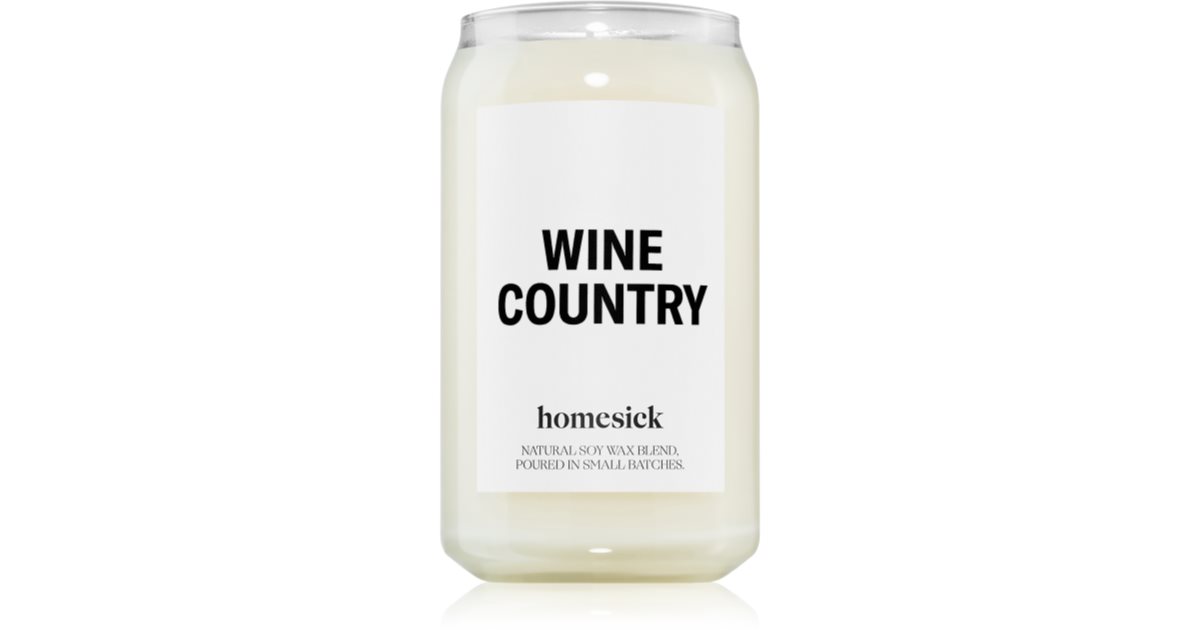 homesick wine country 390 g candela profumata