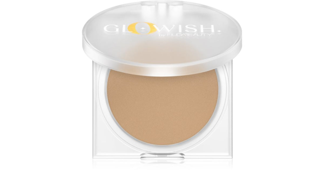 Huda Beauty Glo Wish Puder rozświetlający kolor Light Medium 10 g