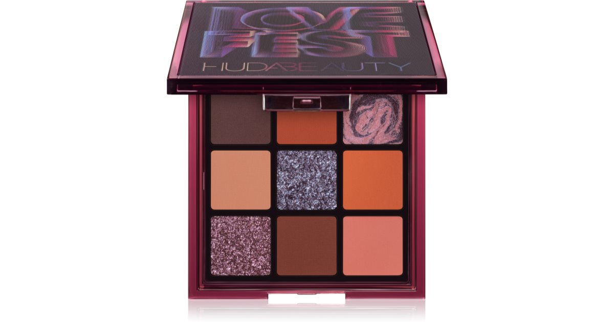 Huda Beauty Παλέτα σκιών ματιών Lovefest Obsessions 7g