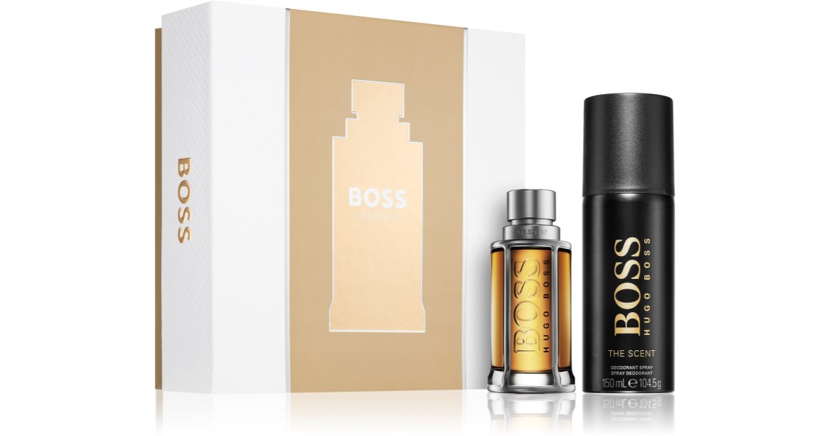 Hugo Boss BOSS The Scent dárková sada pro muže toaletní voda 50 ml + deodorant ve spreji 150 ml