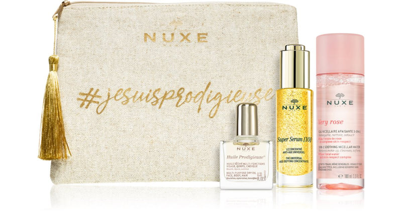 Nuxe Huile Prodigious Travel Kit Set 3 pezzi