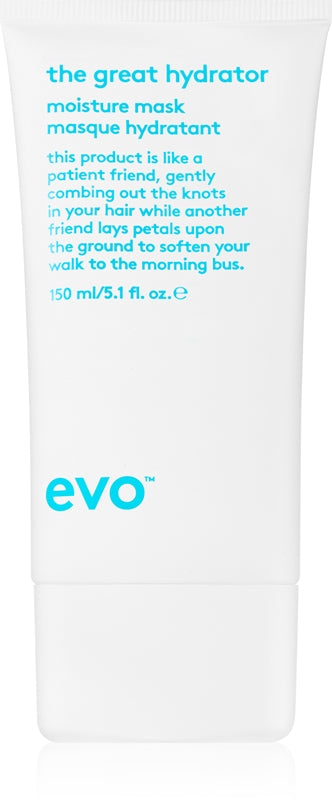 EVO Hydrate The Great Hydrator maschera idratante per la brillantezza dei capelli secchi e fragili 150 ml