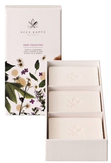 Set di sapone Acca Kappa Soap Set (soap/3x150g)