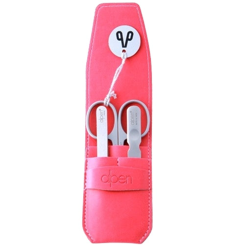 Set per manicure, 3 pezzi, 6800YLR, rosa Alpen
