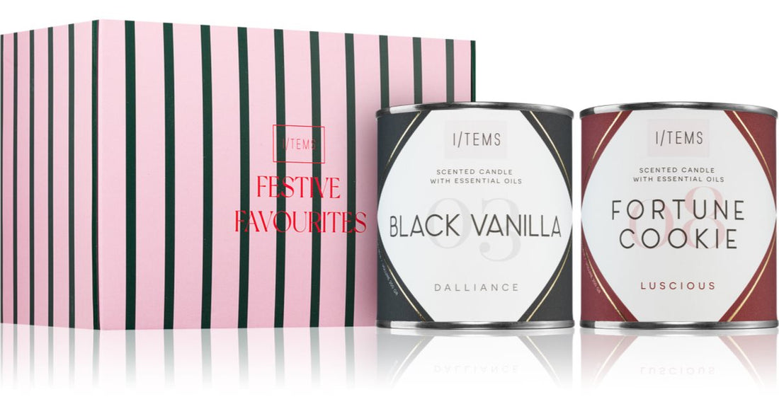 I/TEMS Festive Favorites Coffret bougies 2x200 g