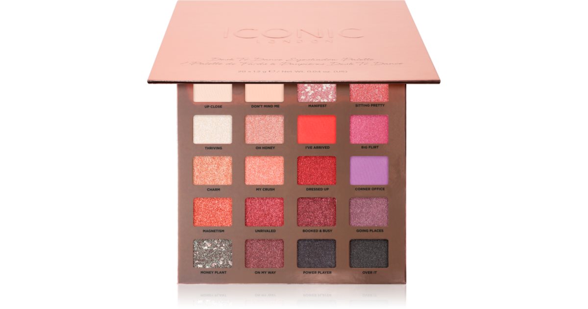 ICONIC London Desk To Dance palette di ombretti 20x1.2 g