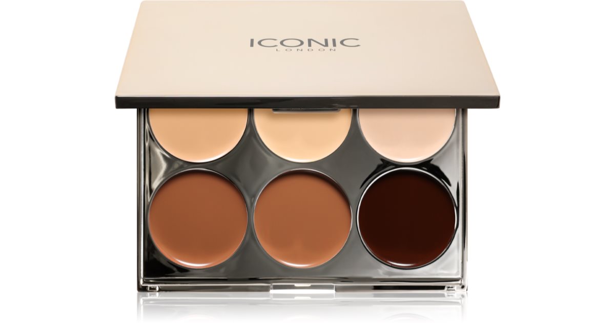 ICONIC London Multi-Use Sculpting Palette multifunzione per il viso 6x2 g