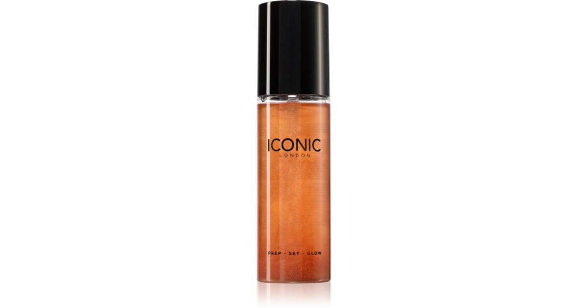 ICONIC London Prep-Set-Glow feuchtigkeitsspendende Gesichtssprayfarbe Glow 120 ml