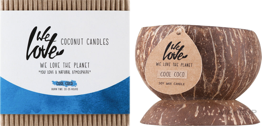 We Love The Planet Coconut Candle Cool Coco — candela profumata al cocco 200 g