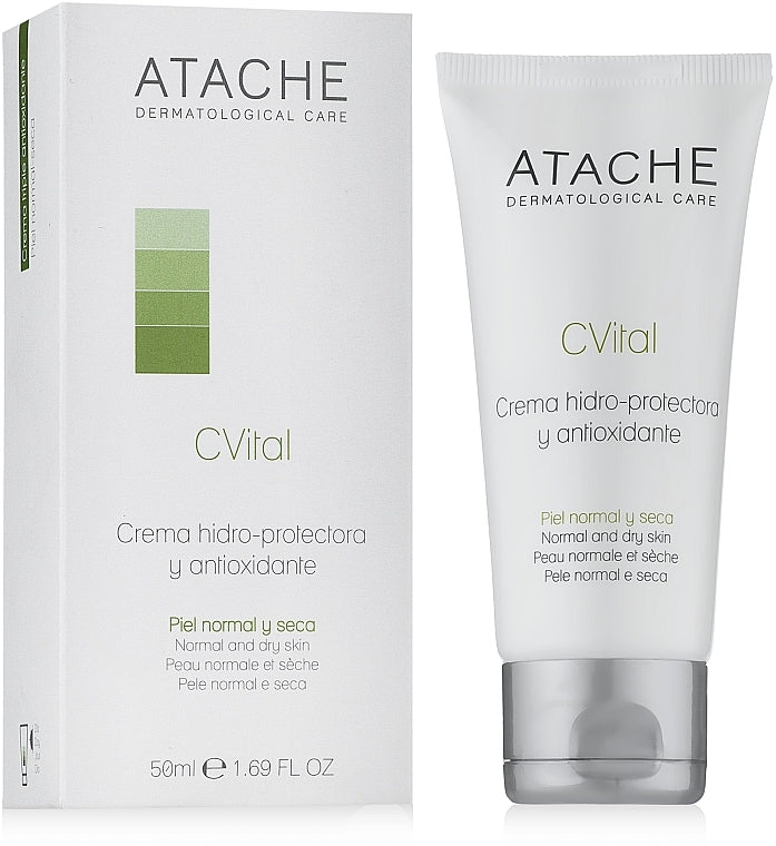 Crema idroprotettiva e antiossidante per pelli normali e miste Atache C Vital Cream Normal &amp; Dry Skin 50 ml