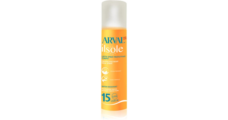 Arval IlSole SPF 15 protective tanning milk in spray 200 ml