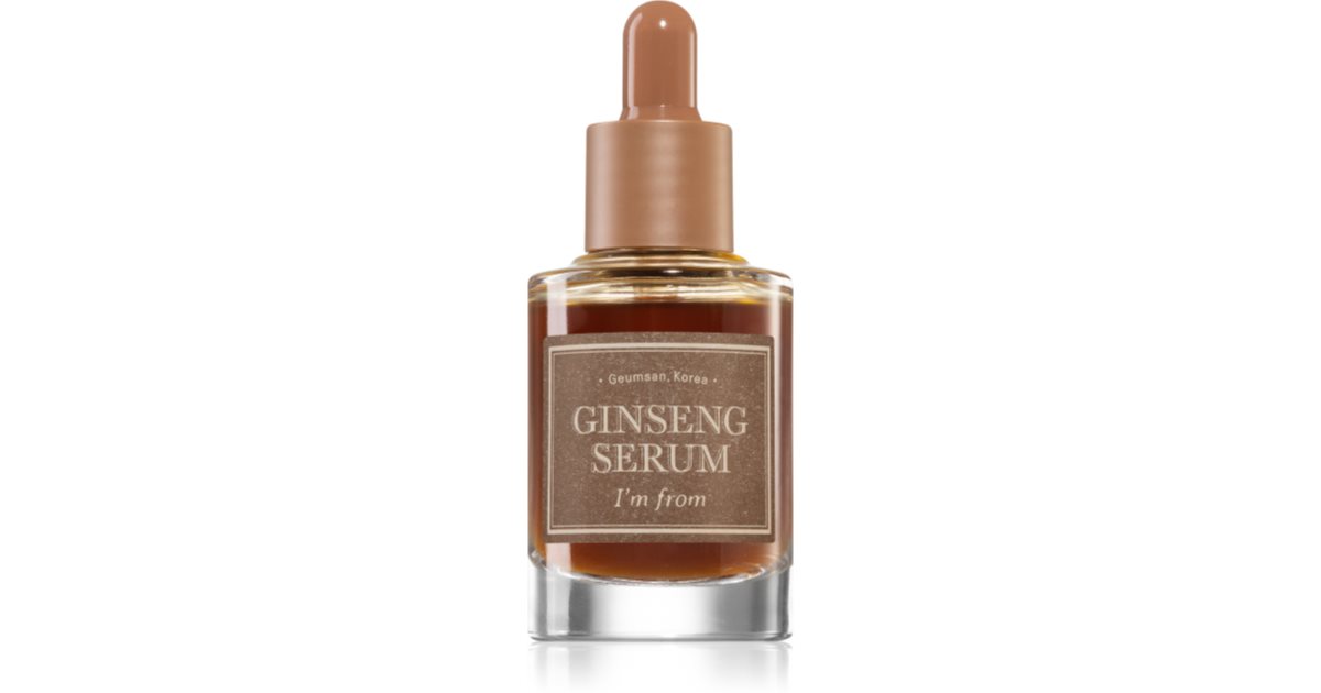 Jeg er fra Ginseng intens fugtgivende anti-rynke serum 30 ml