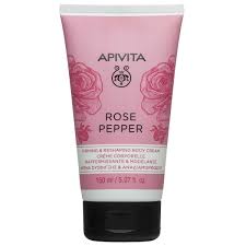 Apivita Crema Corpo Rassodante al Pepe Rosa 150 ml