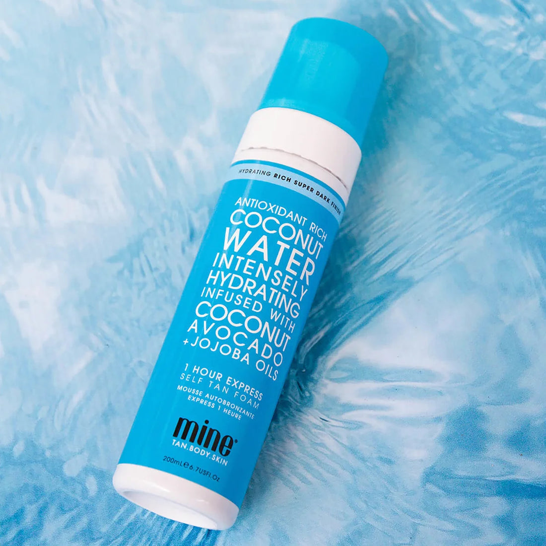 Minetan Schiuma autoabbronzante acqua di cocco 200 ml — Autoabbronzante