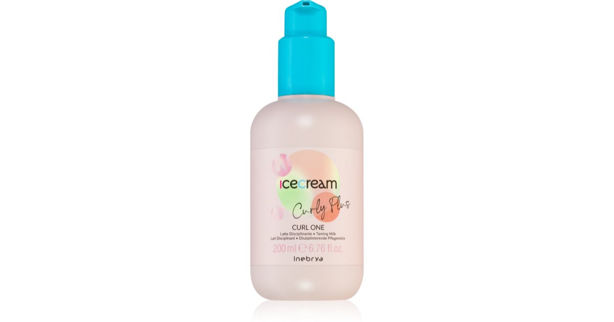 Inebrya Curly Plus Curl One 15 in 1 modeling milk for wavy and curly hair 200 ml