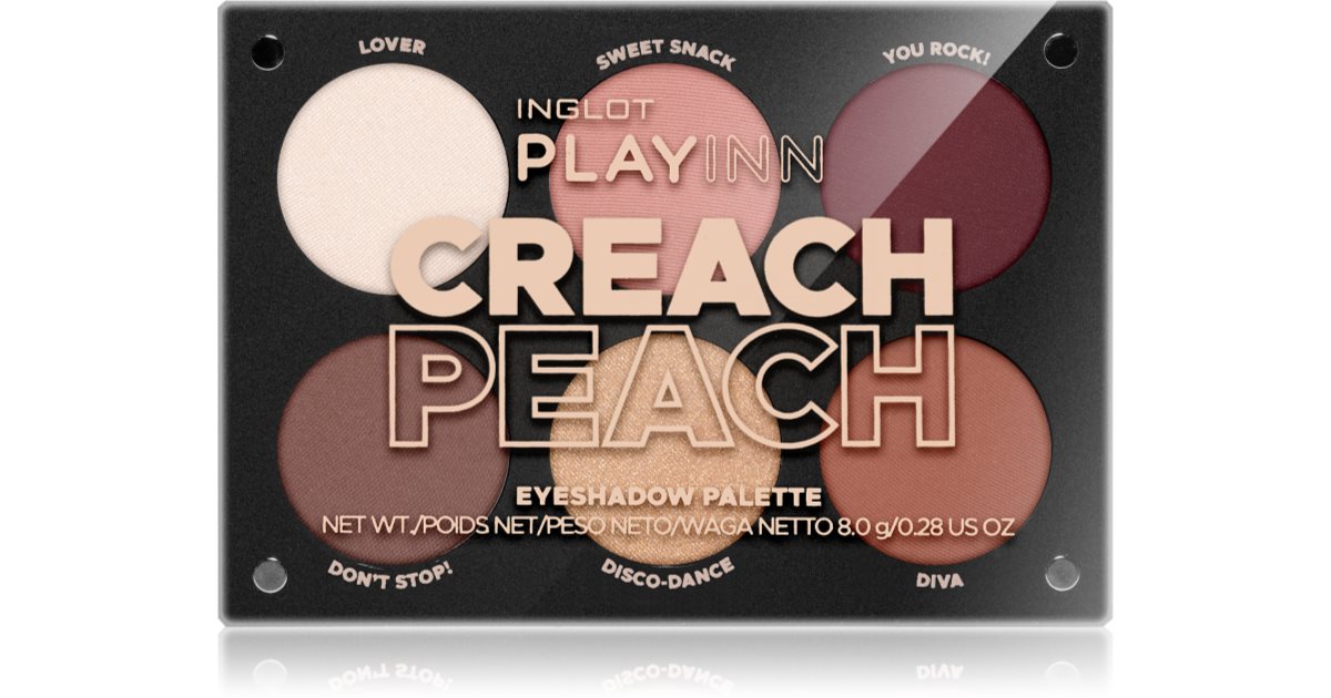 Inglot PlayInn LOCA MOCCA Farb-Lidschatten-Palette 7,4 g