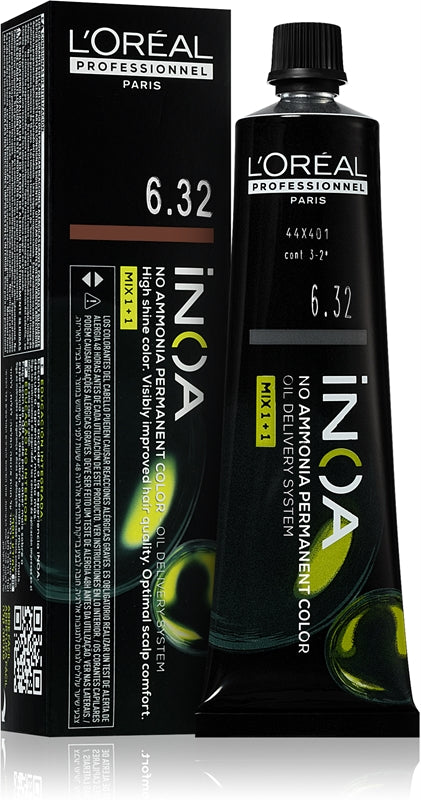 L’Oréal Professionnel Inoa tinta permanente per capelli senza ammoniaca colore 6.32 60 ml