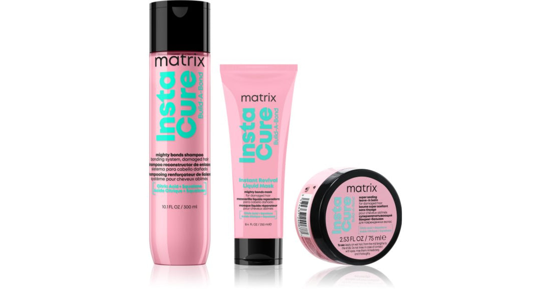 Matrix Instacure Build A Bond 손상된 모발용 실속 패키지 1개입 