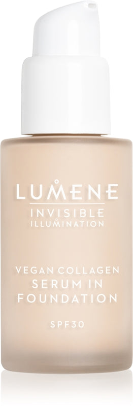 Lumene Invisible Illumination Vegan Collagen Siero Fondotinta Leggero SPF 30 - 30 ml