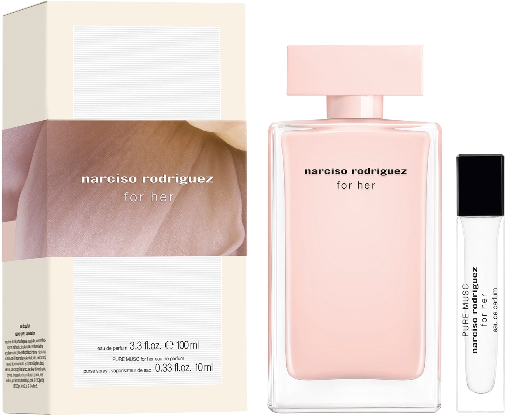 Narciso Rodriguez For Her Set (edp/100ml + edp/10ml)