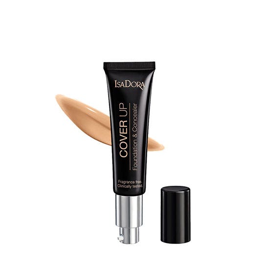 Isadora Cover Up Foundation and Concealer Nude coverage 62
