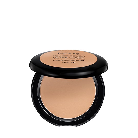 Isadora Velvet Touch Ultra Cover Compact Power SPF 20 67 Brun Chaud