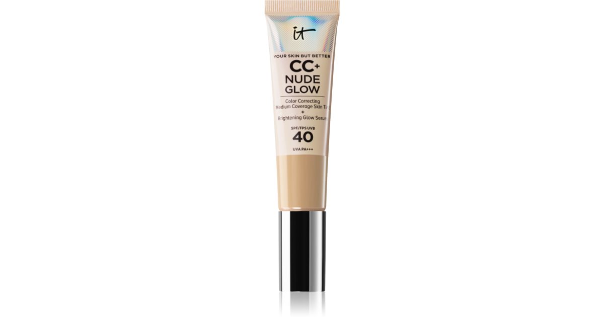 IT Cosmetics Your Skin But Better CC + Nude Glow illuminating foundation SPF 40 farve Fair Light 32 ml