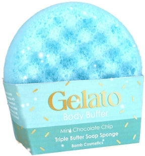 Spugna-buffer per il corpo "Gelato alla Menta e Cioccolato" Bomb Cosmetics Body Buffer Sponge 200 g