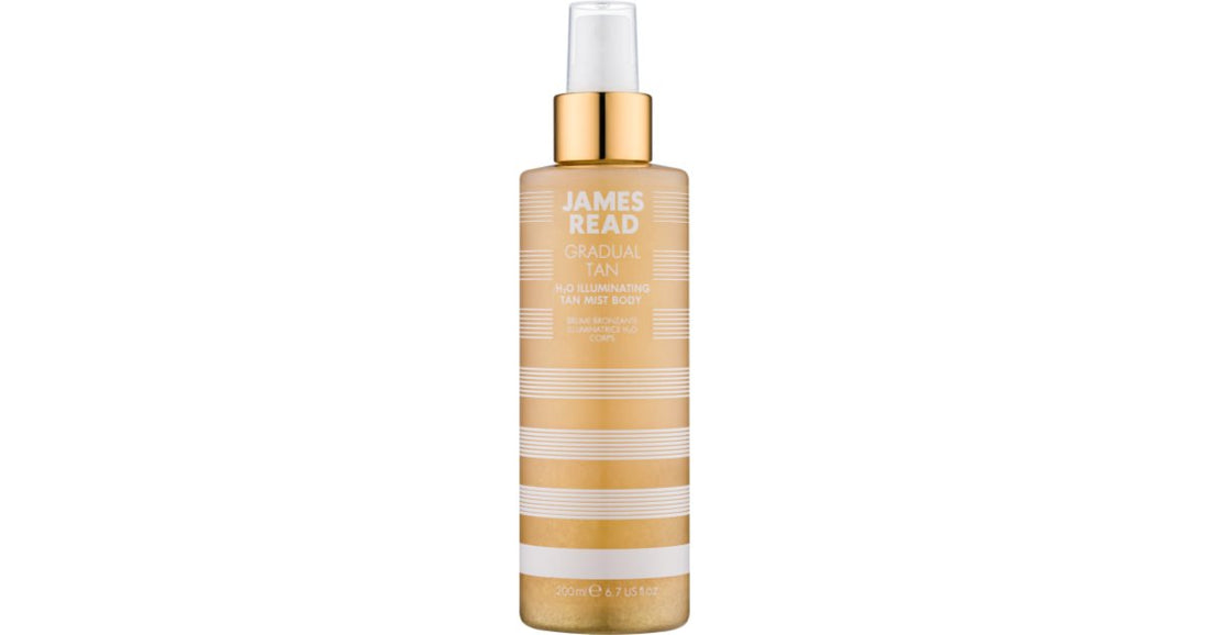 James Read Gradual Tanning Illuminating Spray H2O tanning for kroppen 200 ml