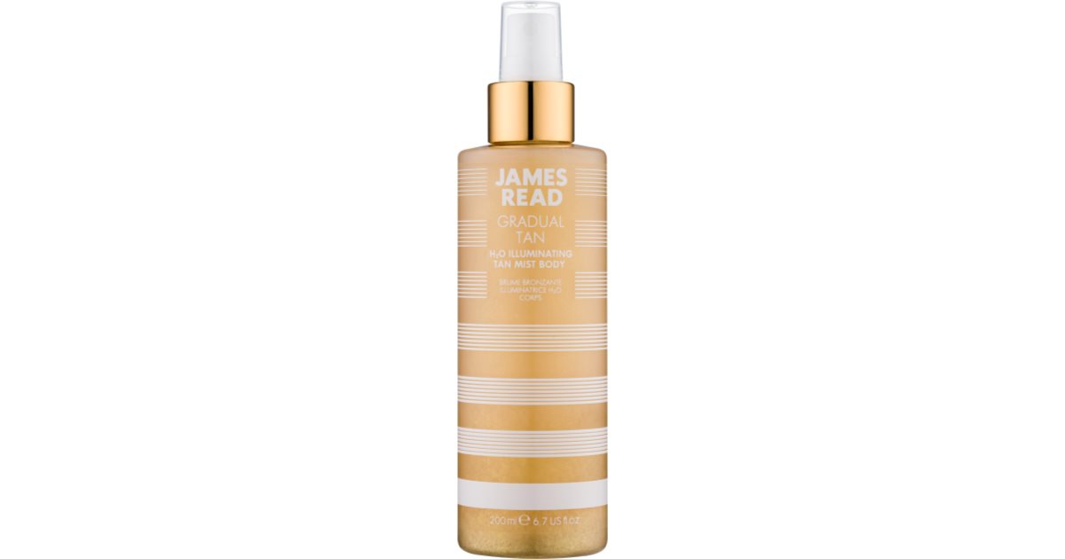 James Read Gradual Tanning Illuminating Spray H2O שיזוף לגוף 200 מ&quot;ל