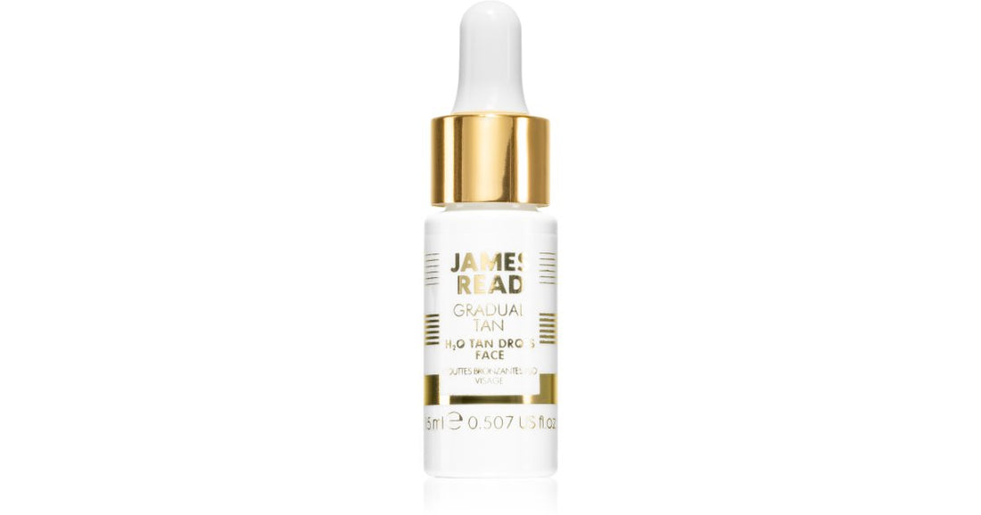 James Read Gradual Tanning Drops H2O selvbruner dråber til ansigtet 15 ml