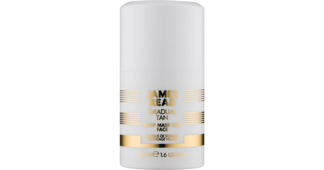 James Read 徐々に日焼けした睡眠 maschera ナイトセルフタンニングモイスチャライザー フェイス用 25ml