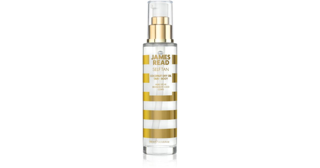 James Read Světlý/středně barevný samoopalovací olej 100 ml