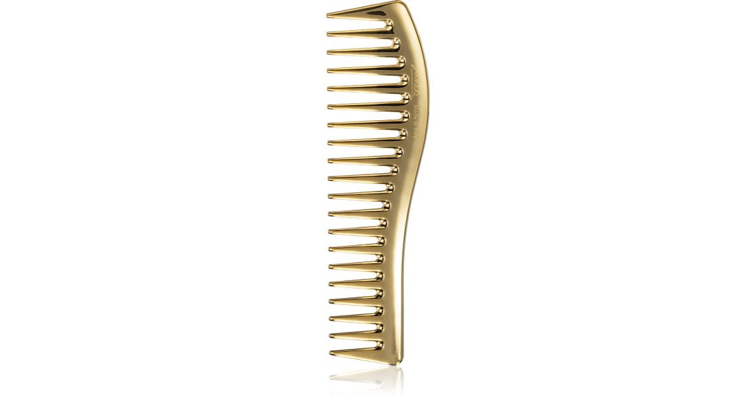 Janeke Gold Line Wavy pettine per capelli per l’applicazione di prodotti in gel 18,5 x 5 cm