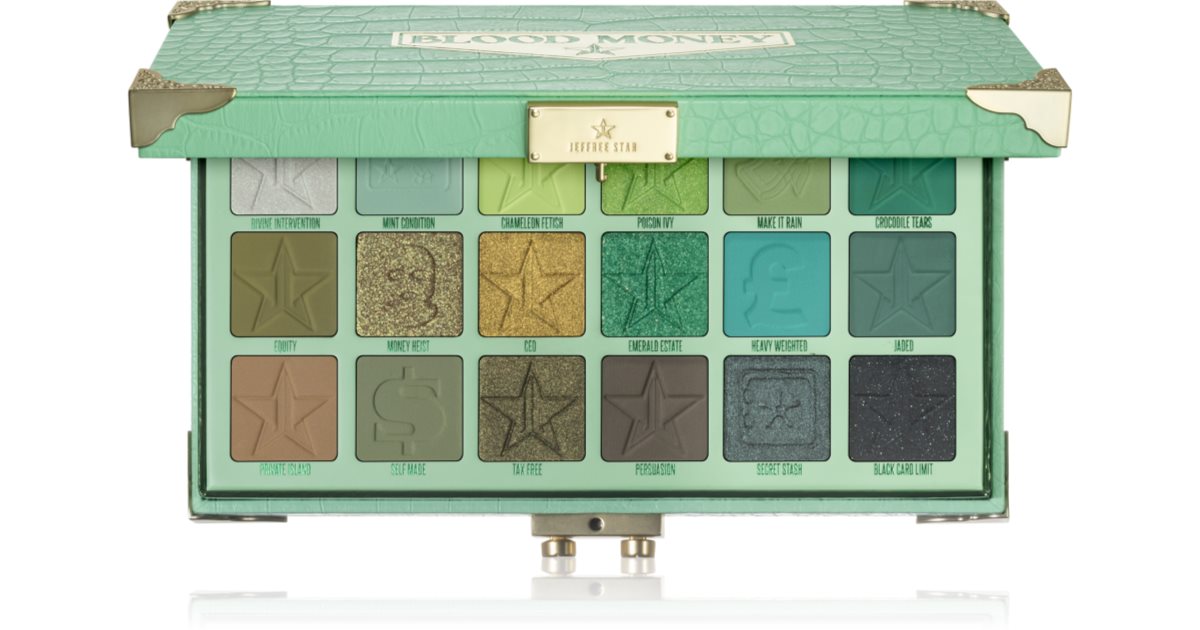 Jeffree Star Cosmetics Blood Money palette di ombretti 18x1,5 g