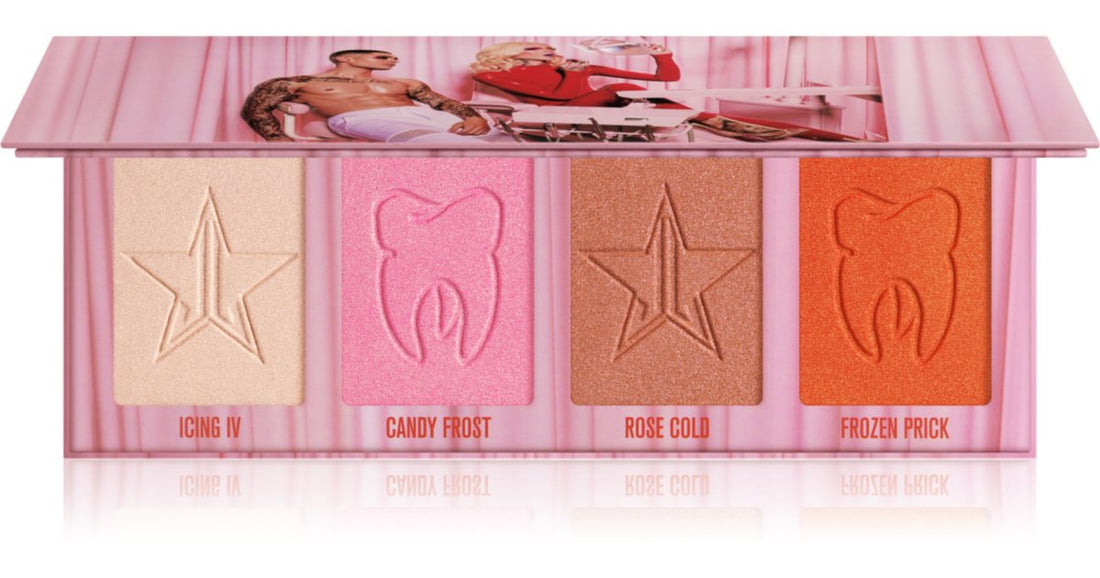 Jeffree Star Cosmetics لوحة هايلايتر كافيتي سكين فروست 4×7 جم